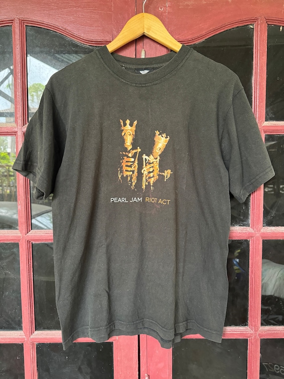Pearl Jam Riot Act Vintage 2003 Australia Japan Tour Promo T-shirt