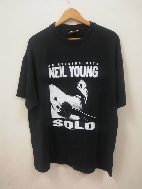 Vintage 1999 An Evening With Neil Young Solo T Shi
