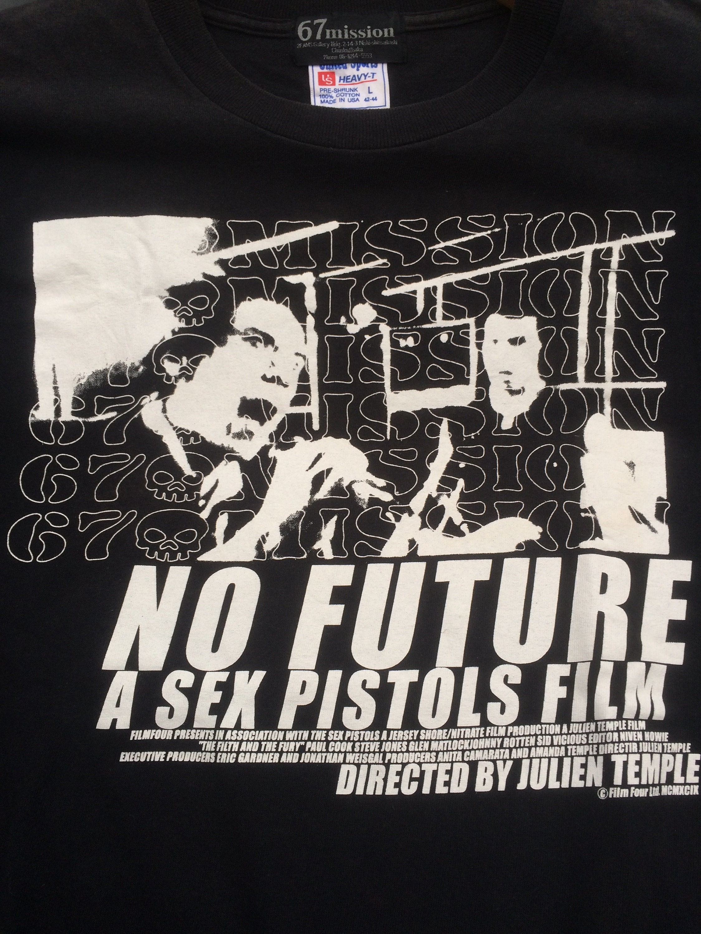 Vintage 90's NO FUTURE a Sex Pistols Film Directed By Julien