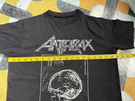 Vintage 1993 Anthrax Sound of White Noise T-shirt Brockum Thrash