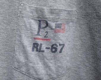 Vintage 90's Polo Ralph Lauren P2 Pocket T-shirt