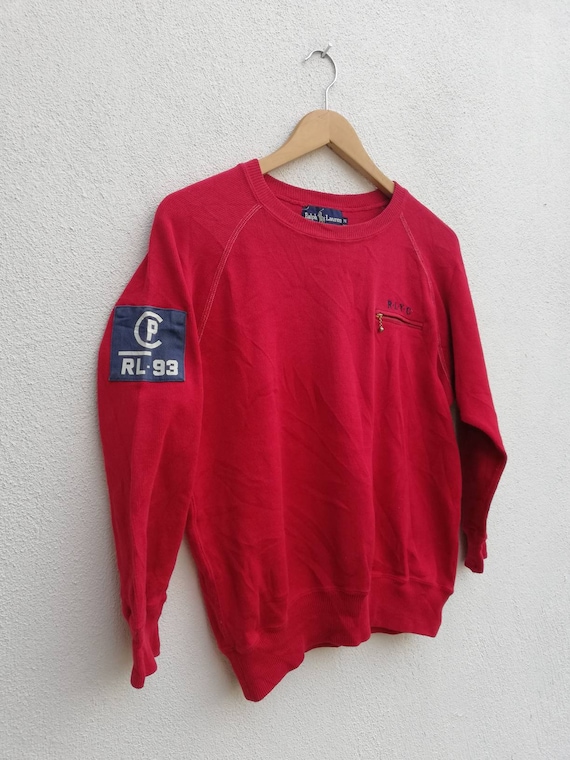 Vintage RL 93 Ralph Lauren Yacht Club Sweatshirt Crewneck - Etsy