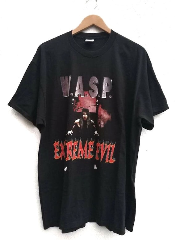 Vintage 90's WASP Extreme Evil Official US Merchandise Blackie