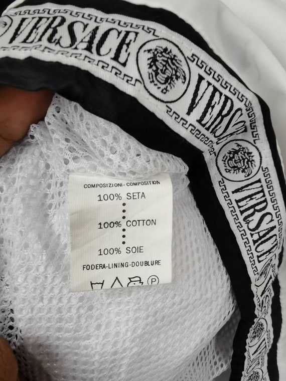 Vintage 1990's Gianni Versace Medusa Embroidered Logo
