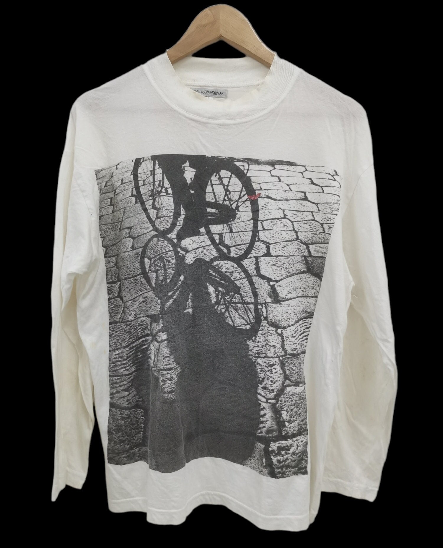 Vintage 1994 Girgio Armani Emporio Armani Magazine Issue no 12 " Relations" Promo T-shirt robert erdman aldo fallai kurt marcus