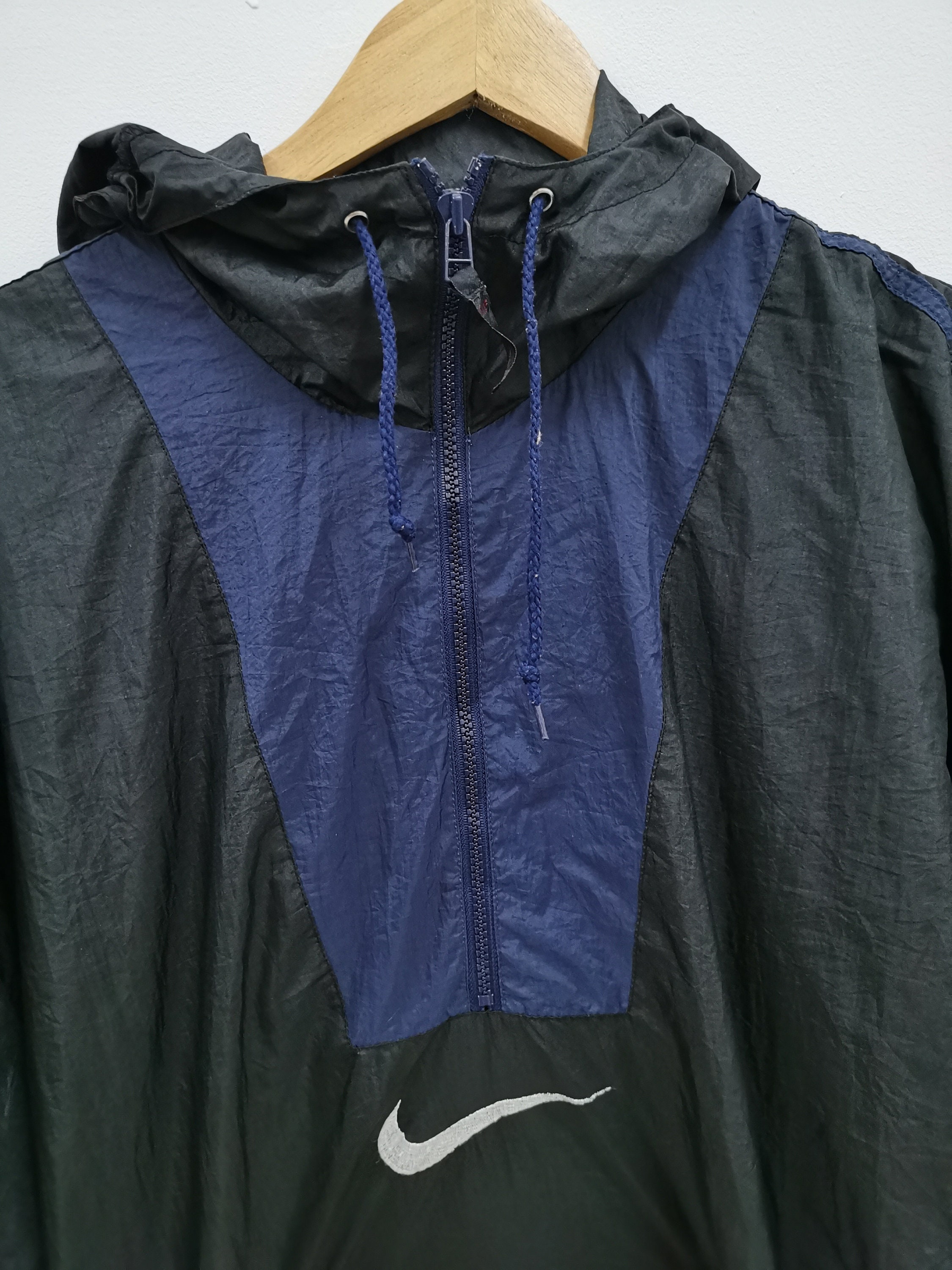 Vintage 90's Nike Windbreaker Size L - Etsy