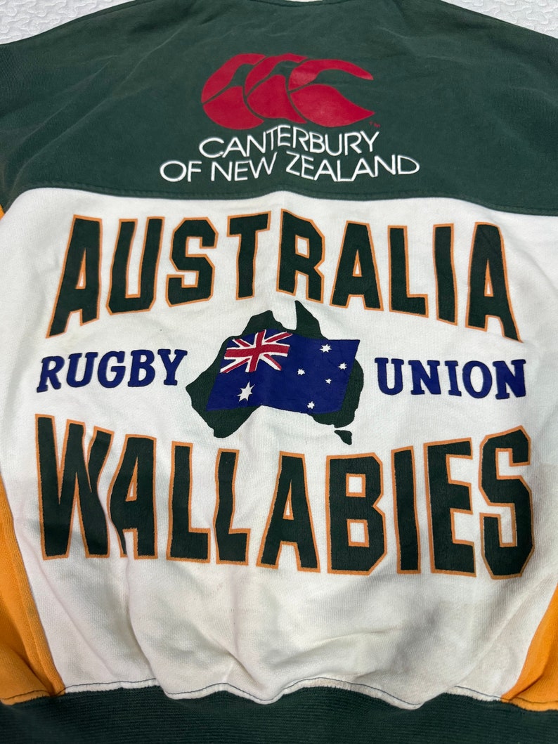 Vintage 1990s Canterbury Australia Rugby Union Wallabies AFRU national team image 4