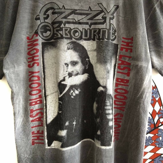 90s ビンテージ Black Sabbath オジーオズボーンTシャツ XL Vintage 90's Ozzy Osbourne Black Sabbath Band Tee Size XL - Etsy