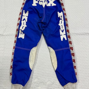 Vintage 80’s 90’s Fox Moto X Pants Jersey Racepants motocross fox racing rick johnson damon bradshaw