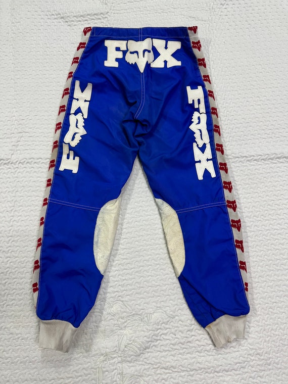 Vintage 80's 90's Fox Moto X Pants Jersey Racepants Motocross Fox