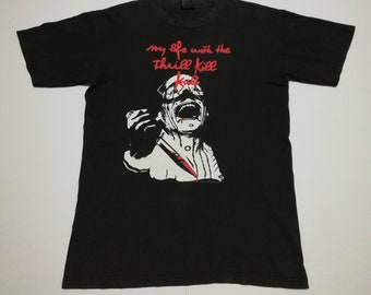 Vintage 1990&#39;s My Life With The Thrill Kill Kult T-shirt industrial skinny puppy kmfdm ministry marilyn manson Size L