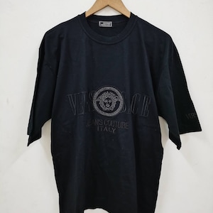 激激レア90s VersaceフォトTシャツ Bruce Weber 90s VERSACE JEANS