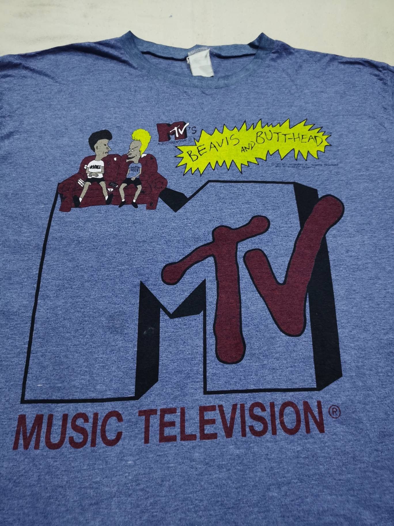 Vintage MTV 1994 Beavis and Butt-head Death Rock Butthead Noel 