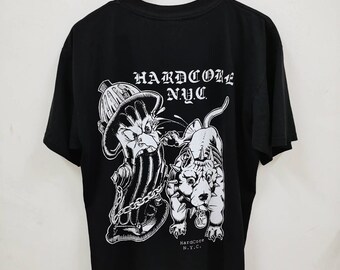 Vintage 90s Murphy's Law Big Dog NYHC Hardcore Punk Rock T Shirt
