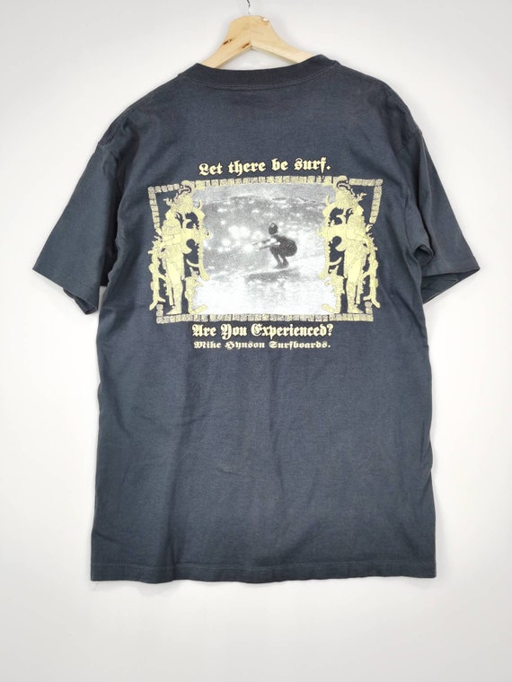 Vintage 90's Mike Hyson Surfboard Legendary Surfer T-shirt