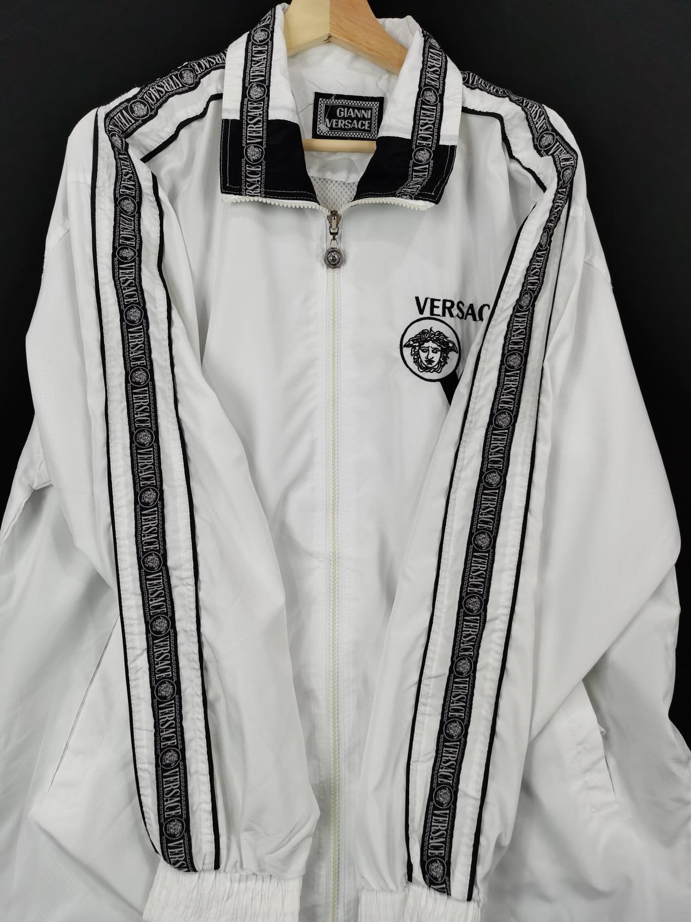 Vintage 1990's Gianni Versace Medusa Embroidered Logo