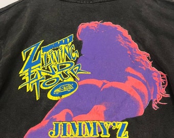 Vintage 1990 Jimmy'z Living End Tour Skate Surf Clothing T-shirt