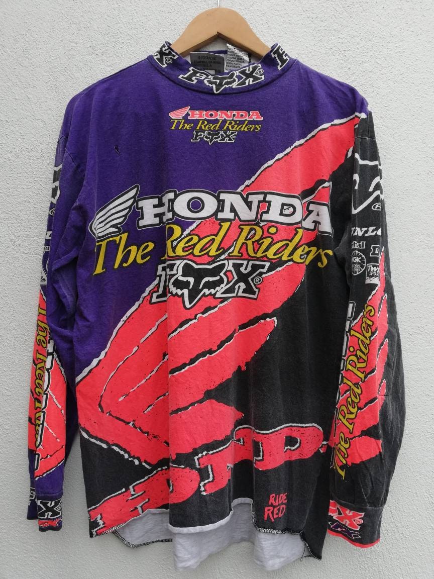1995年製 fox racing / Yamaha print jersey