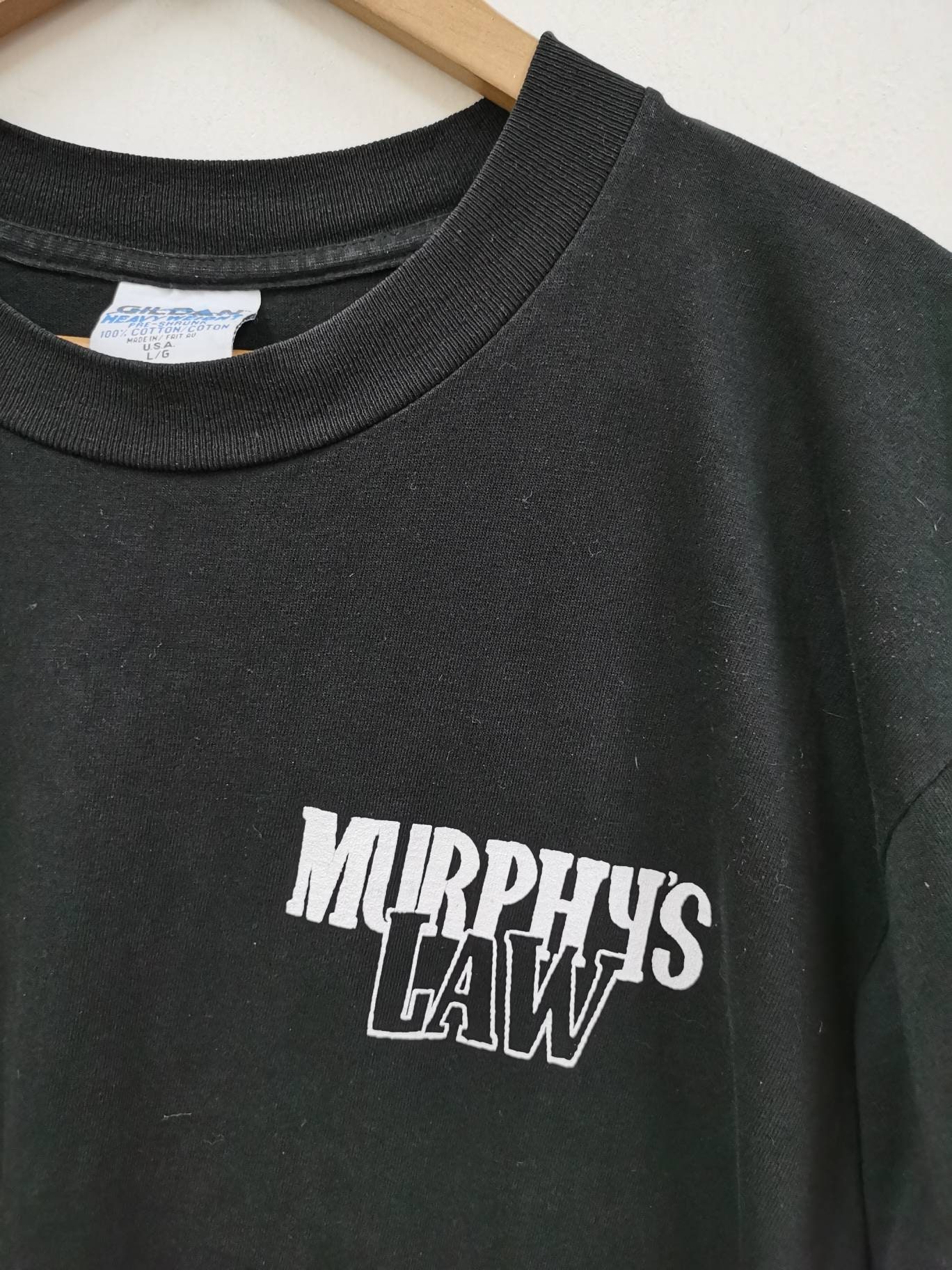 Vintage 90s Murphy's Law Big Dog NYHC Hardcore Punk Rock T Shirt