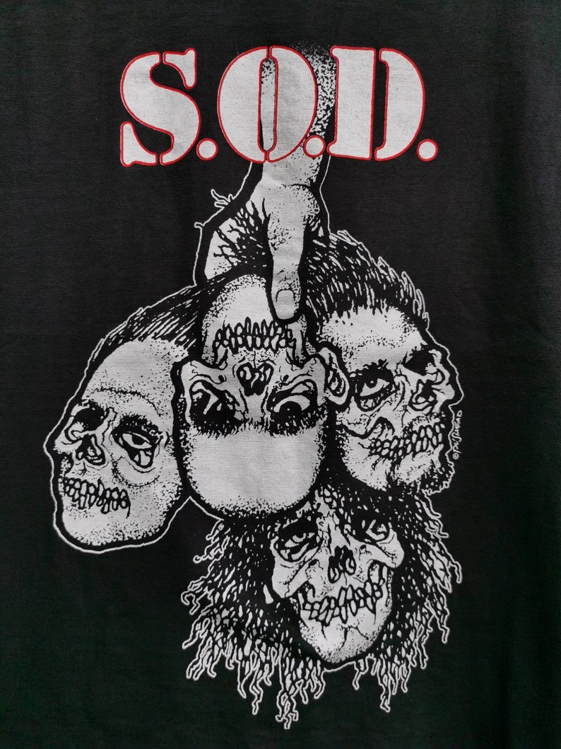 VINTAGE 1990's S.O.D Stormtroopers of Death Pushead Design - Etsy