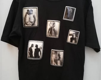 Vintage 1990&#39;s Gianni Versace Bruce Weber Tshirt Size L summer diary chet baker steven meisel