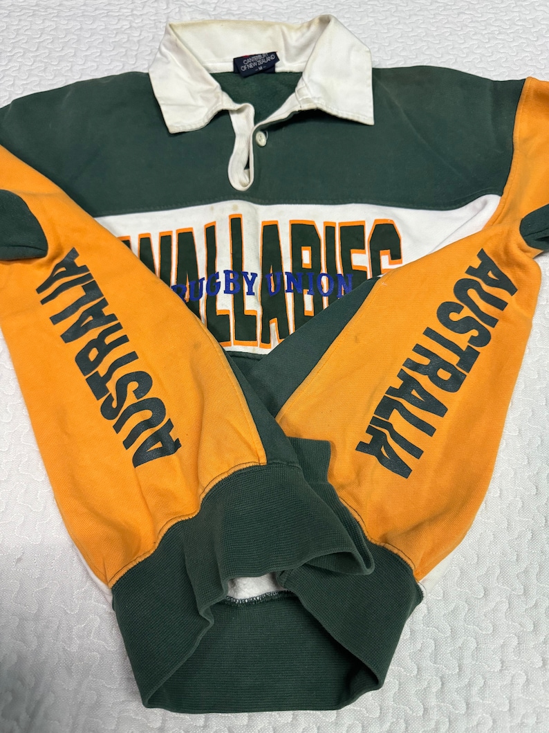 Maillot Vintage Australie Wallabies Rugby CCC Canterbury Taille XL - Occasion, Sponsor Vodafone