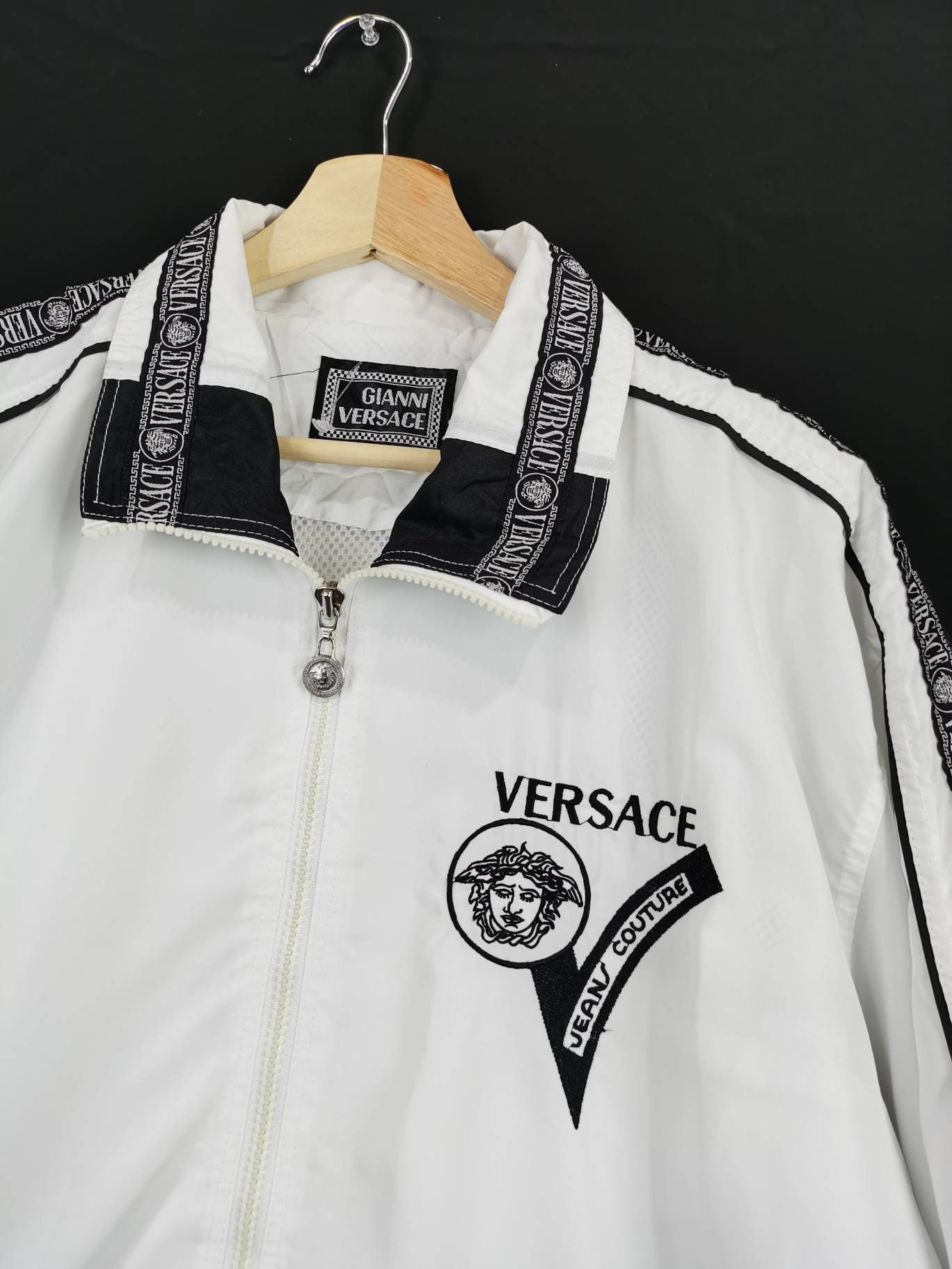 Vintage 1990's Gianni Versace Medusa Embroidered Logo | Etsy