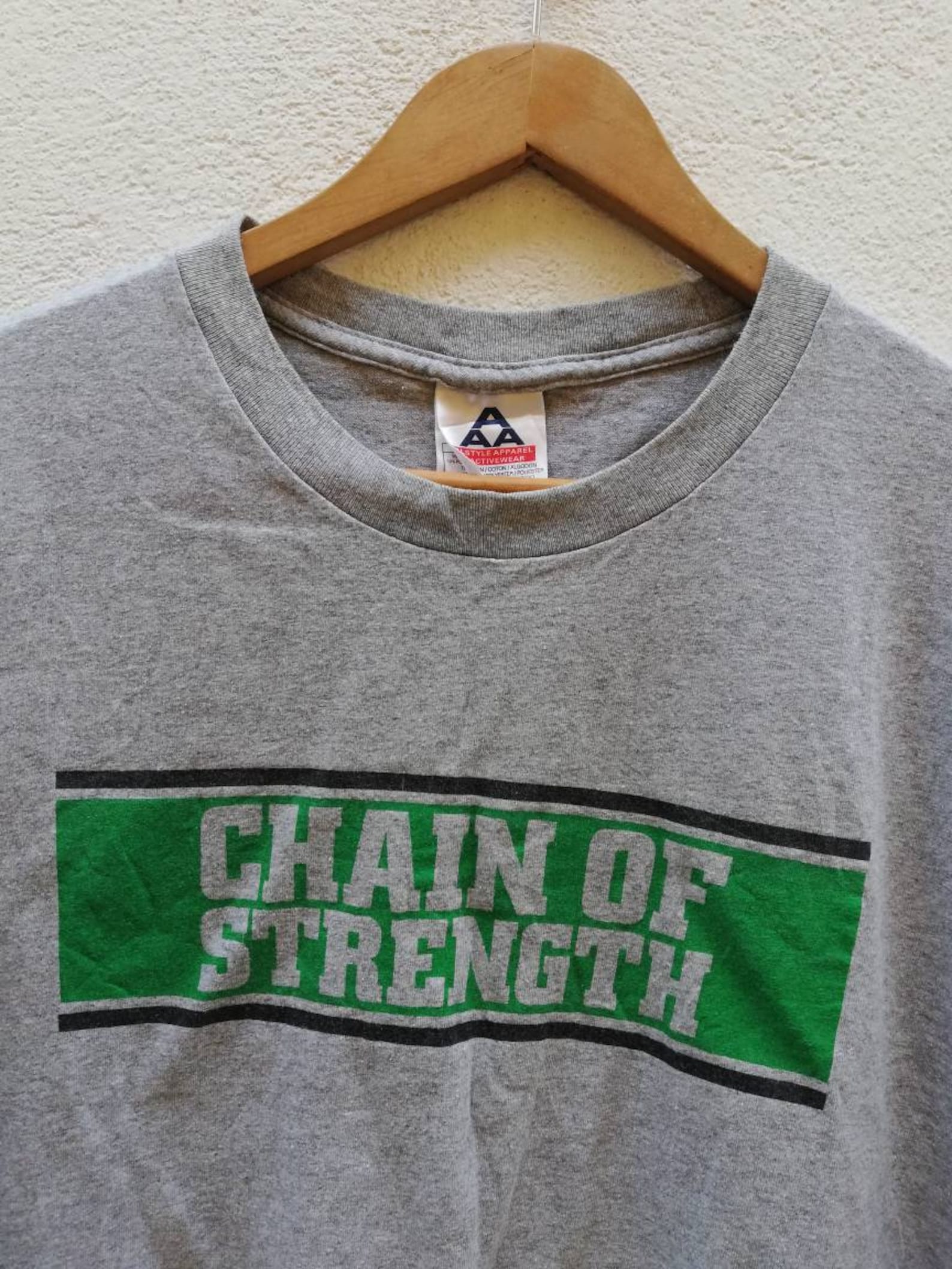 Vintage 90s Chain of Strength NYHC Hardcore Punk Rock T Shirt X Large