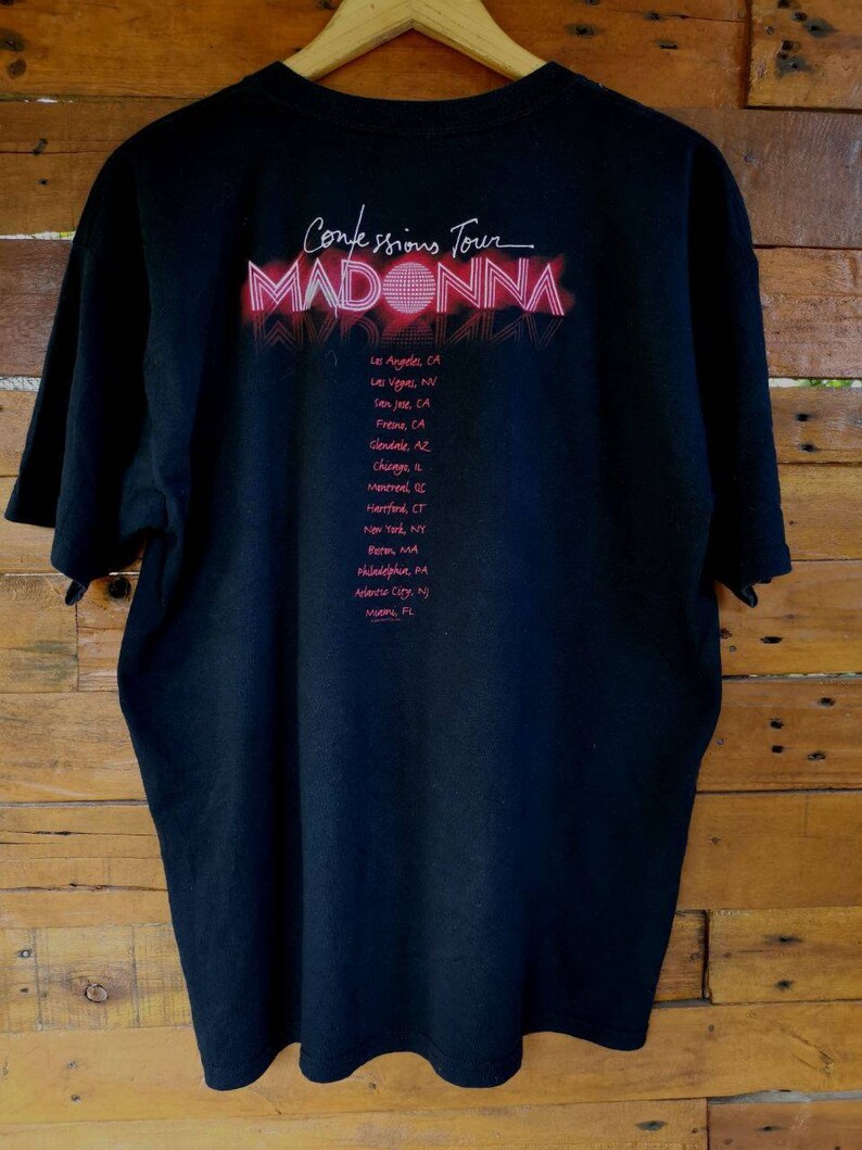 Vintage Madonna American Confession Tour official Boy Toy T-shirt Size L concert promo