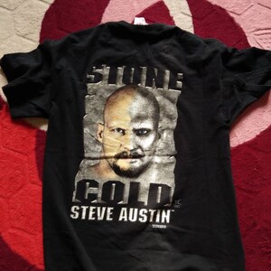 Vintage 90&#39;s WWF Stone Cold Steve Austin, 3:16 Tshirt Printed on front and back