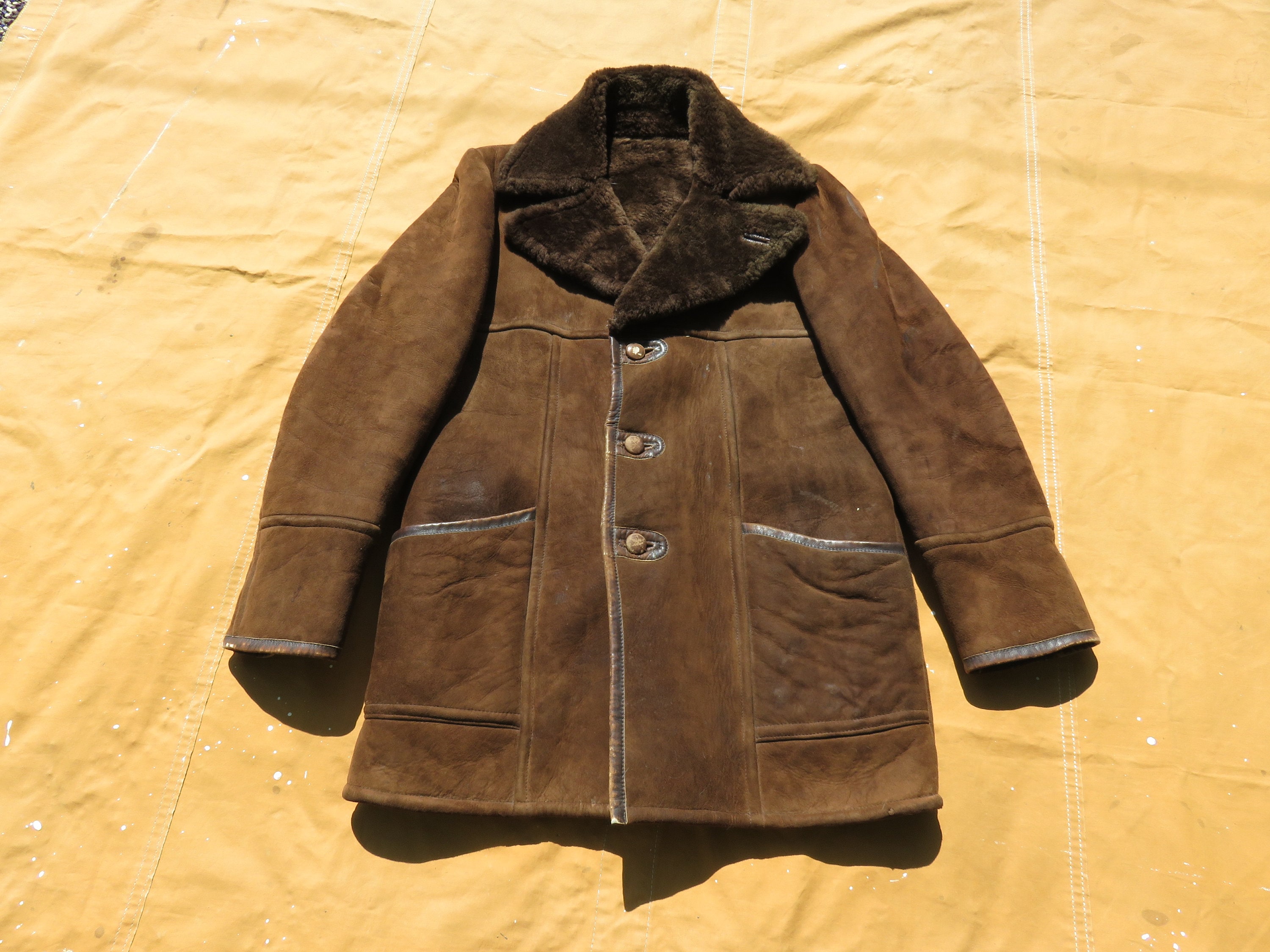 shearling ranch coat