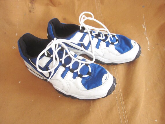 Refinar lista Humillar Hombre 11.5 1997 Nike Air Max Edge Sneakers / Blanco Azul - Etsy España