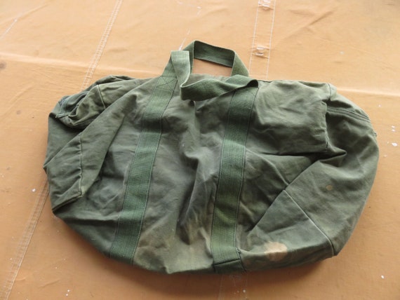 Vintage 90s US Air Force Aviators Kit Bag / Army … - image 8