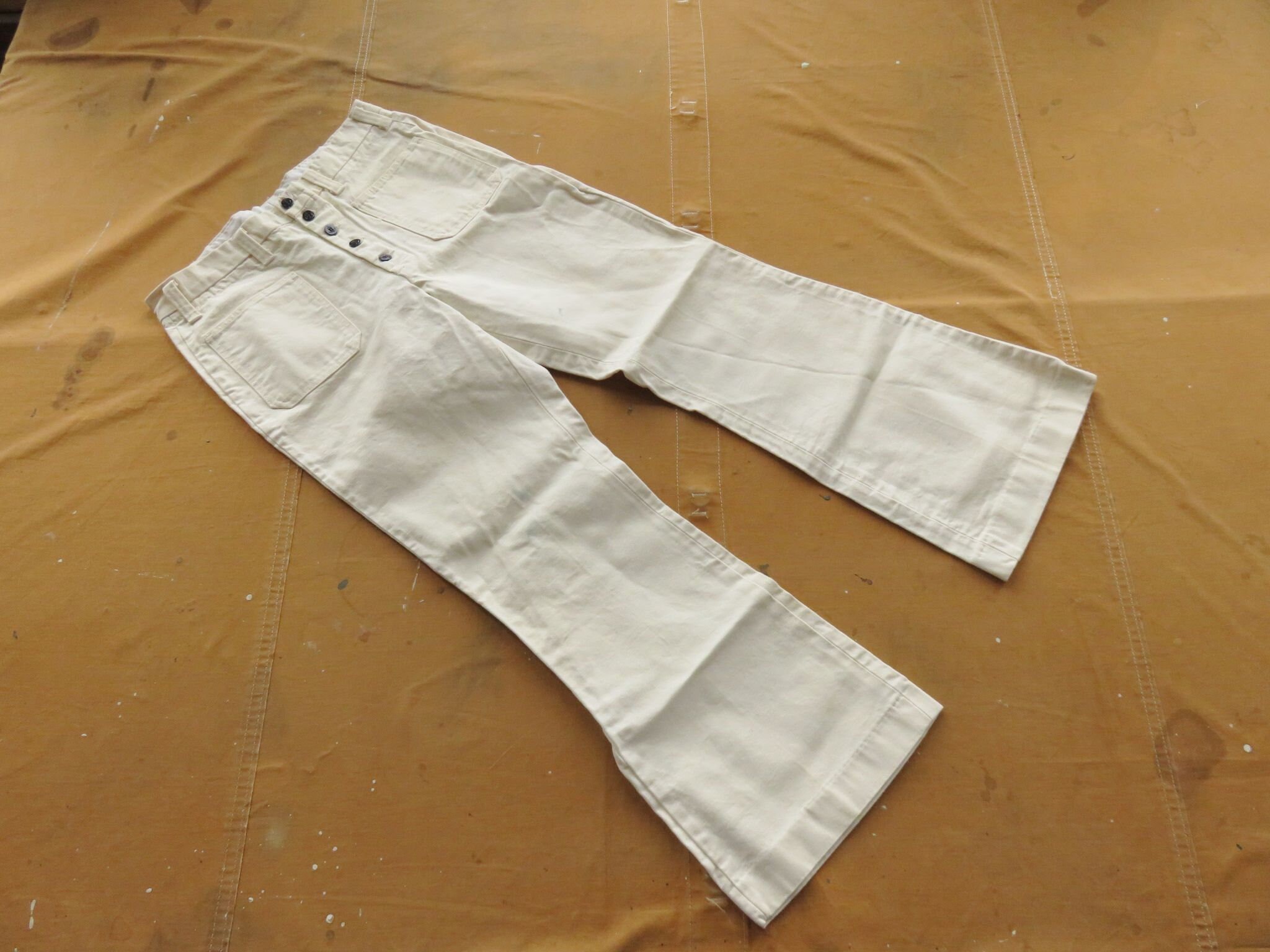 White Sailor Pants - Etsy