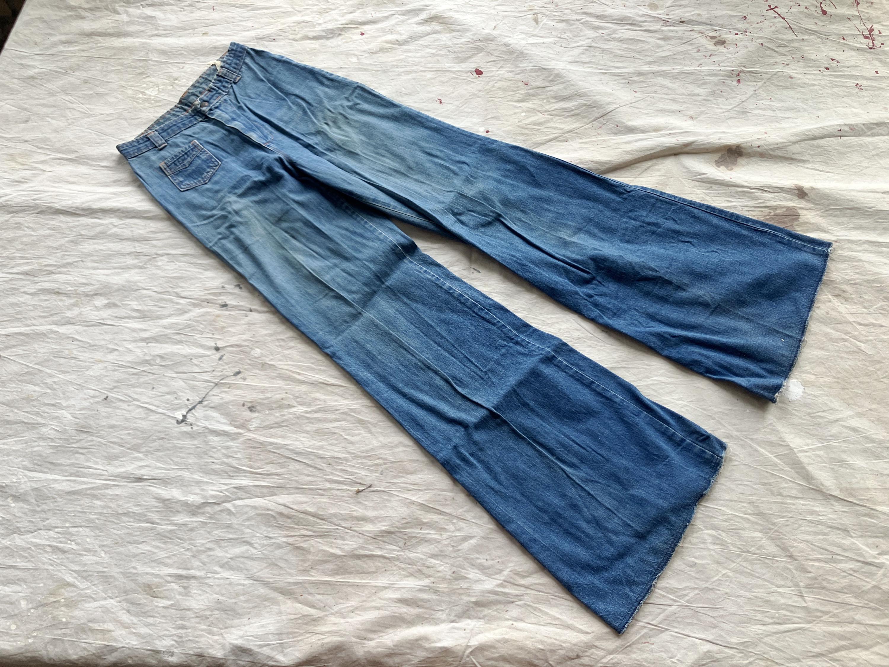 【SATIIIZ】Mido Vintage Wide Denim Pants Diesel Wide-leg Jeans | italist