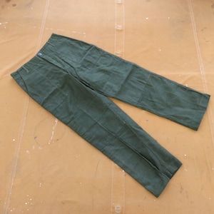 28 Waist 60s US Army Cotton Sateen Uniform Pants / Baker Pants 1960s XS In Country Vietnam Uniform Fatigues 28 x 26