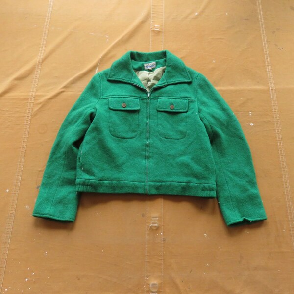 Wool Cropped Jacket Etsy