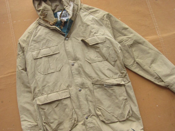 Large 70s Woolrich 60/40 Hooded Parka Jacket / Nylon Cotton - Etsy