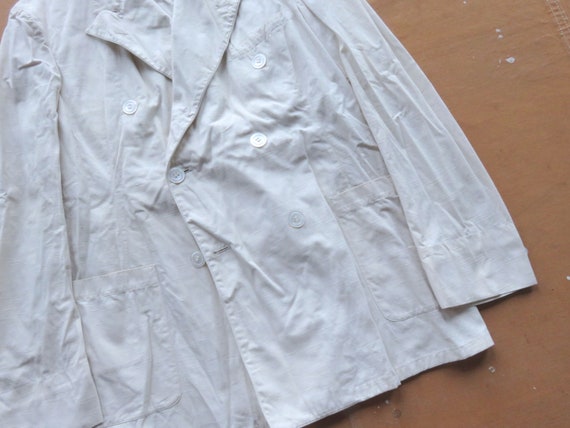Small 30s White Sport Jacket / NRA Label Nationa … - image 3