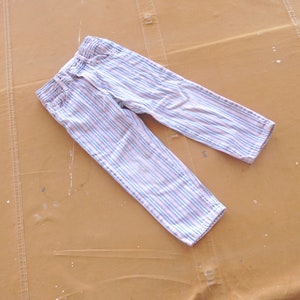 Children&#39;s 80s Lee Striped Jeans / 20 21 Waist 1980s Striped Boys Kids Jeans Size 5 Years Old