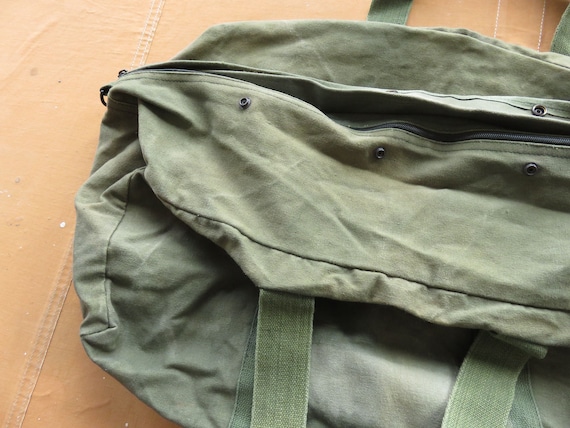 Vintage 90s US Air Force Aviators Kit Bag / Army … - image 3