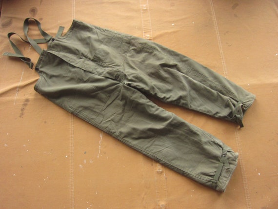 Medium 50s US Military Cold Weather Overalls / De… - image 1