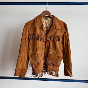 50年代のスモールホースハイドレザーベルト付きジャケット/ホース