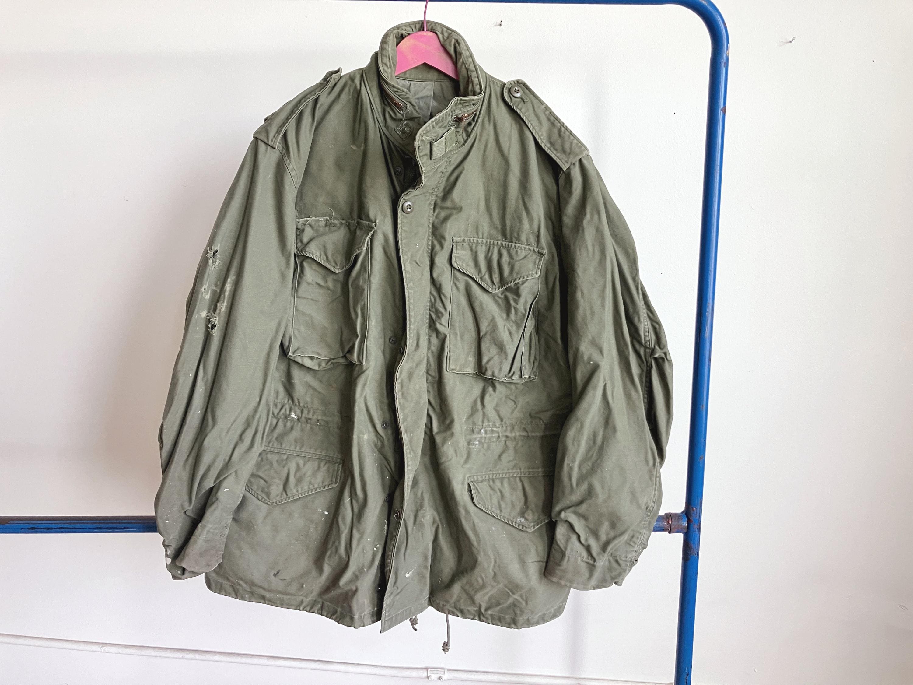Large 70s US Army M-65 Field Jacket / Military Coat Parka 22 - Etsy