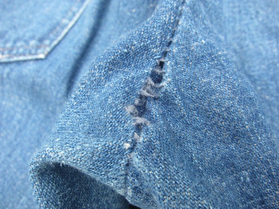 red snap jeans 70s