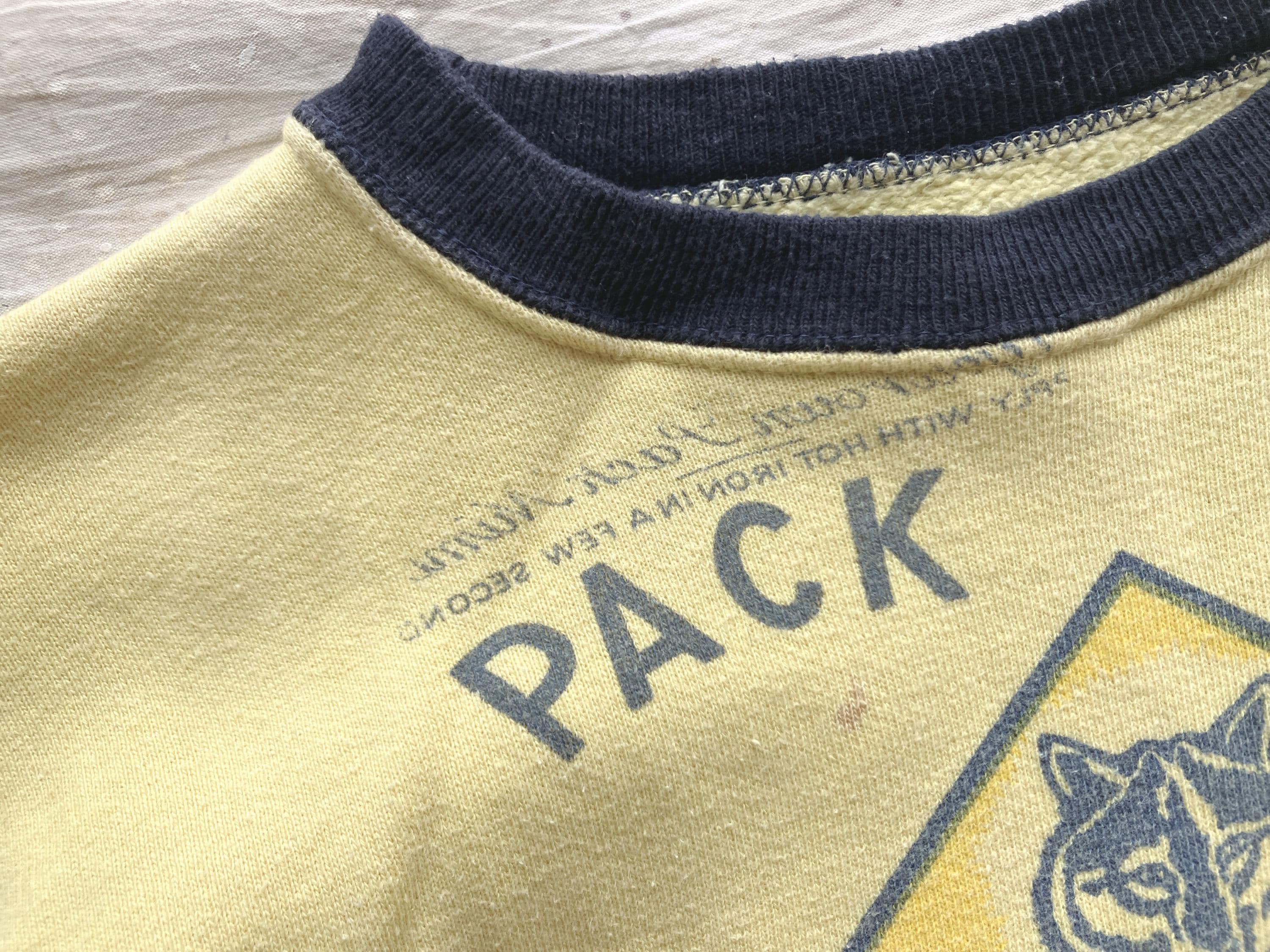 XXS / XS 60年代 コットン ボーイスカウト ツートン スウェットシャツ