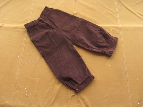 26 Waist 60s Corduroy Jodhpur Style Pants / 1960s… - image 1