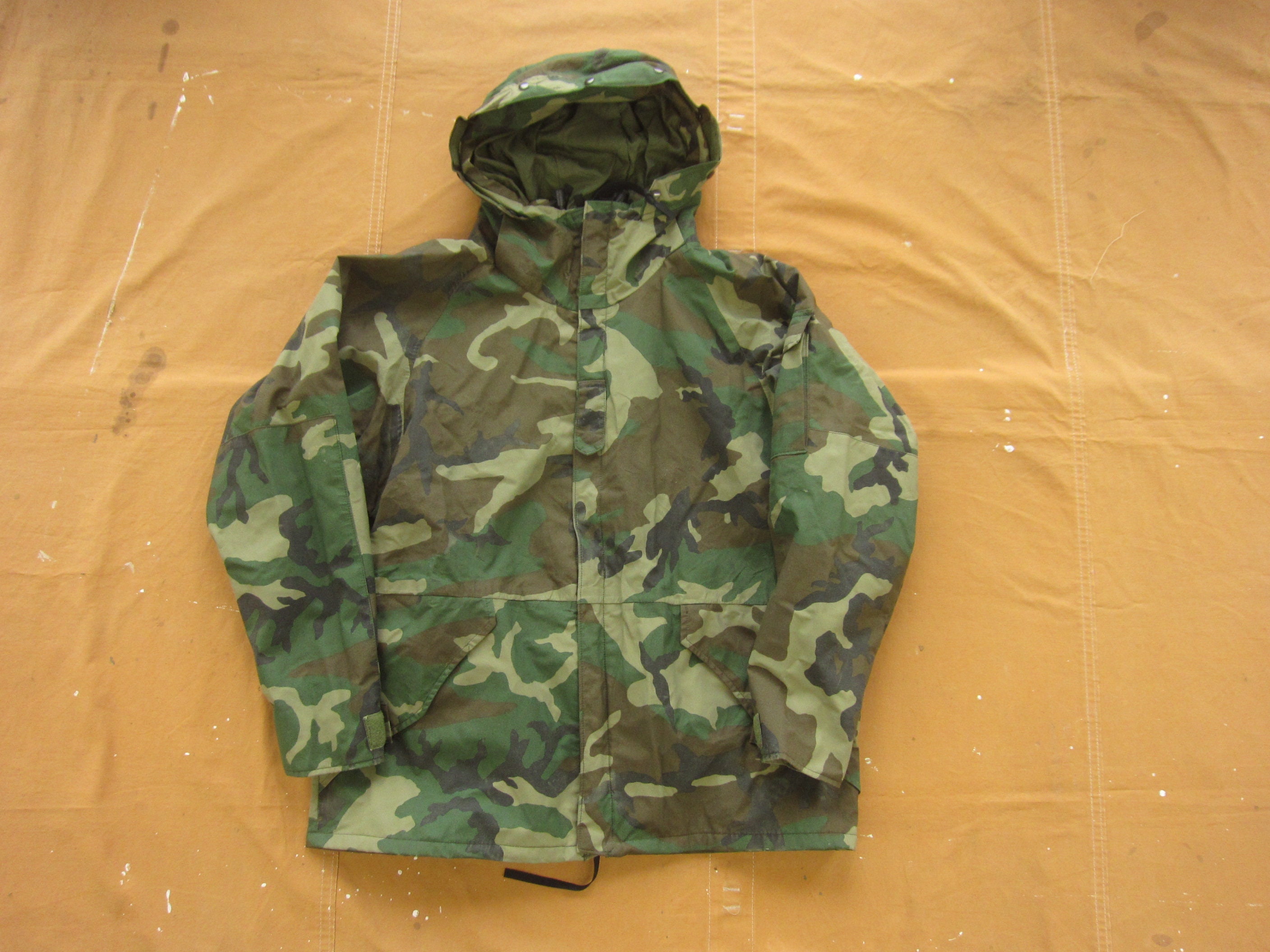 Large 90s US Army ECWCS Camouflage Cold Weather Parka Jacket / - Etsy