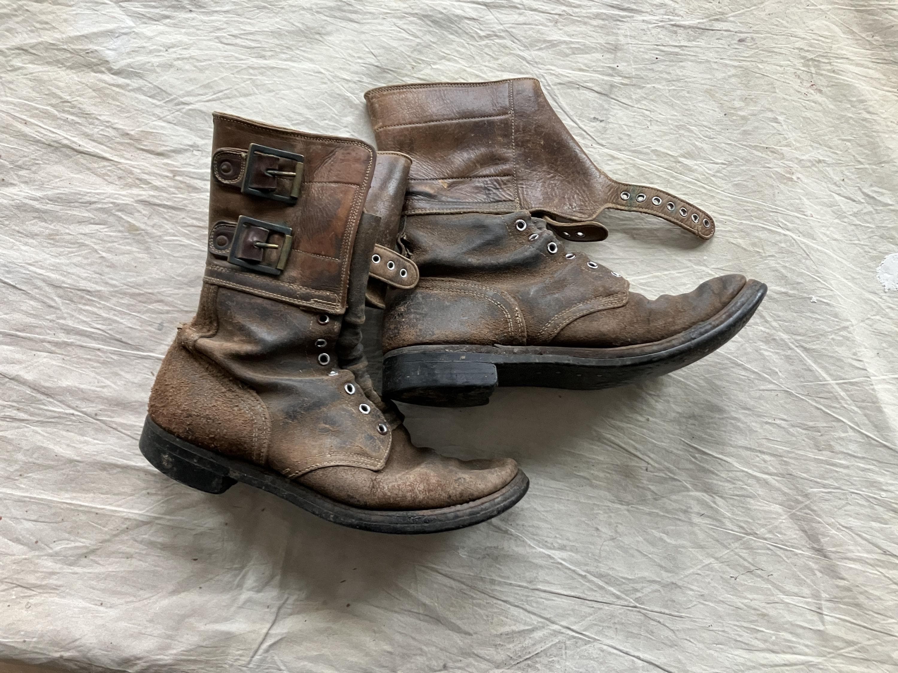 英連邦王立オーストラリア軍　50sビンテージミリタリーブーツ ビンテージ60's○U.S.ARMYコンバットブーツ黒size 8 1/2 R