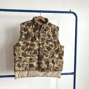 Camo Down Vest - Etsy